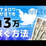 無名でもTwitter（ツイッター）で月3万稼ぐ方法　慣れれば1日15分！