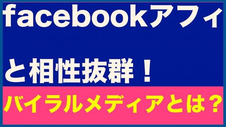 facebookアフィリエイトと相性のいいバイラルメディアとは？【20】