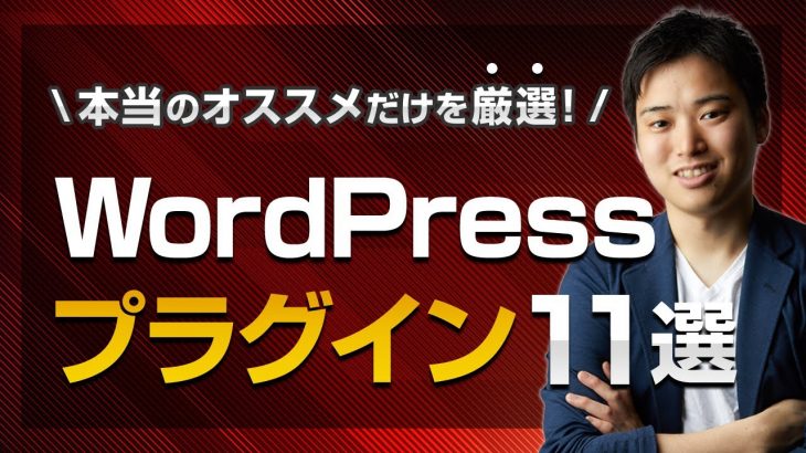 【超厳選】本当に使えるWordPressのおすすめプラグイン11選【初心者向け】