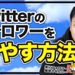 【個人ブログ×SNS②】Twitterのフォロワーを増やす方法