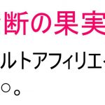 「なにわさん、アダルトアフィリエイトってどう思います？」の答え